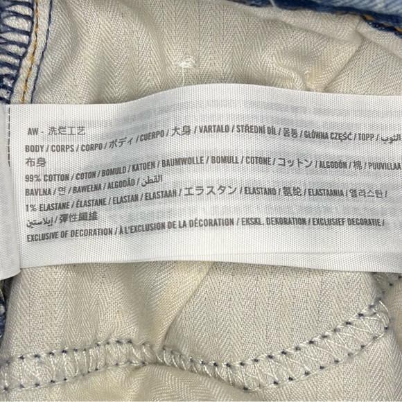 Abercrombie & Fitch Ankle Straight Ultra High Rise Curve Love size 25 0s - Picture 10 of 14